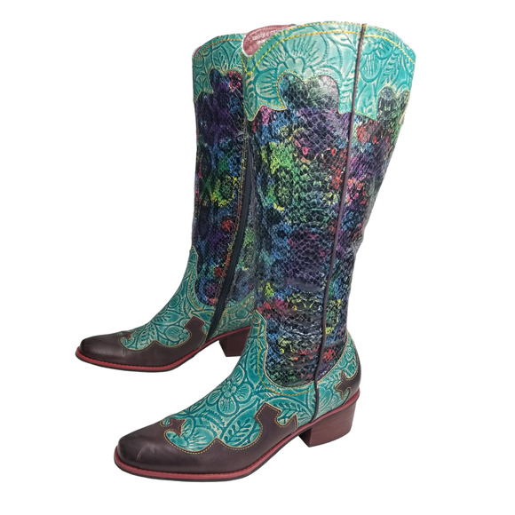 Spring Step Shoes - L'ARTISTE Spring Step Rodeo Tom Boots, Size US 9, EU 40